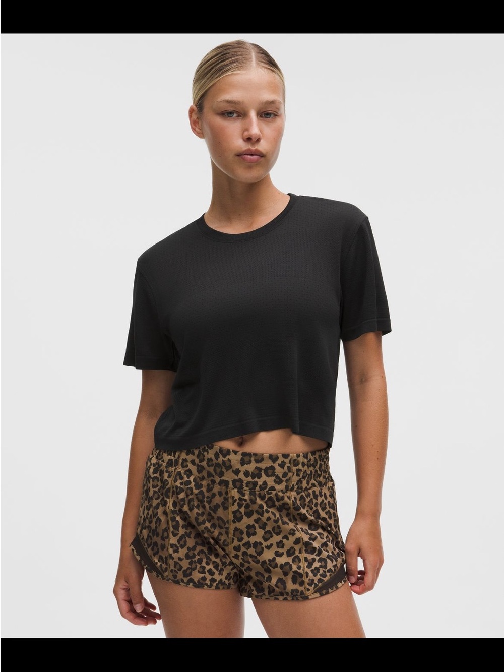 lululemon perforated swiftly short sleeve